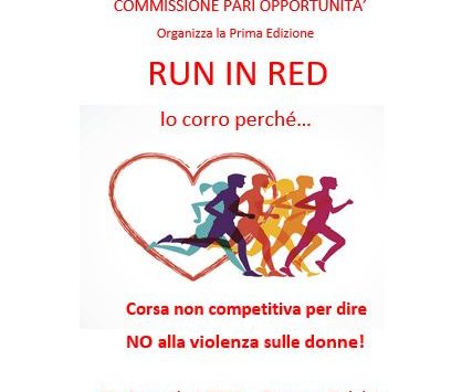 Bagnara, il 25 novembre “Run in Red – Io corro perché…”