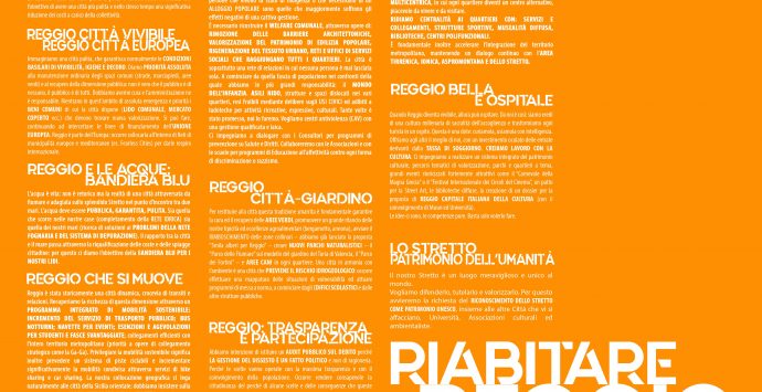 Pazzano presenta il programma per «riscrivere il futuro di Reggio»