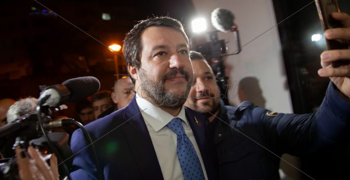 Salvini in visita a Reggio Calabria: «Un sindaco leghista per la città»