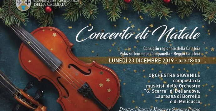 A Palazzo Campanella il concerto di Natale con le orchestre provinciali