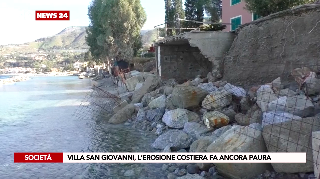 Villa, l’erosione costiera fa paura. Case distrutte dal mare a Cannitello