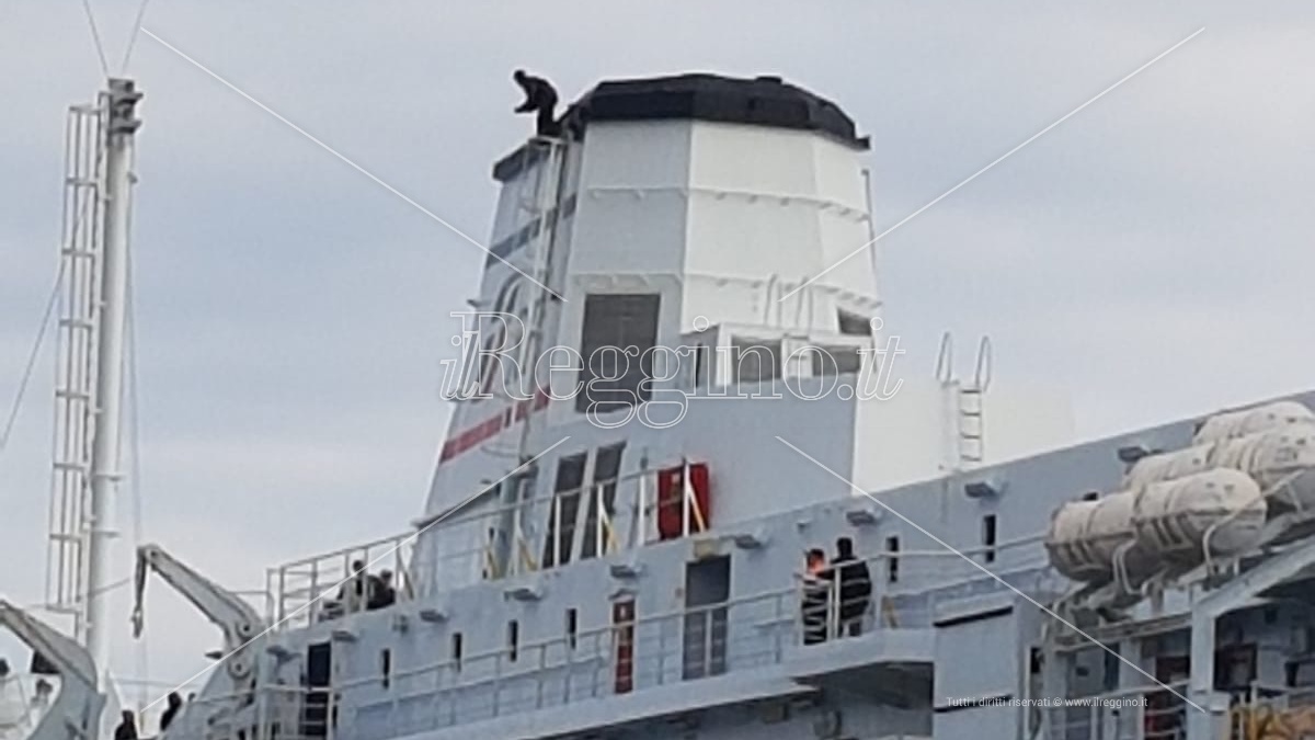 FLASH | Porto di Messina, uomo minaccia di lanciarsi da una nave