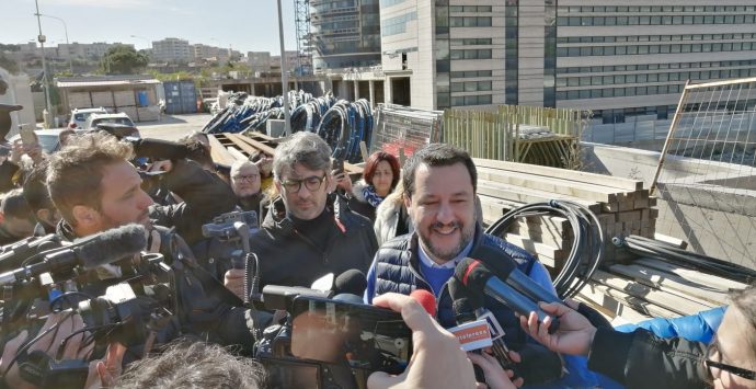 Salvini sul palazzo di Giustizia: «Quindici anni troppi per finire i lavori. I responsabili pagheranno»