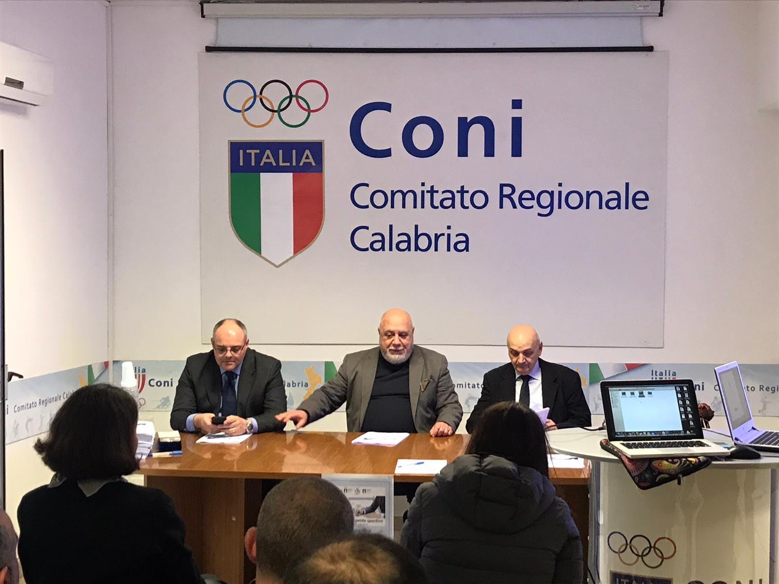 Coni Calabria: il corso di Agente Sportivo e il prezioso contributo di Santoro e Liotta