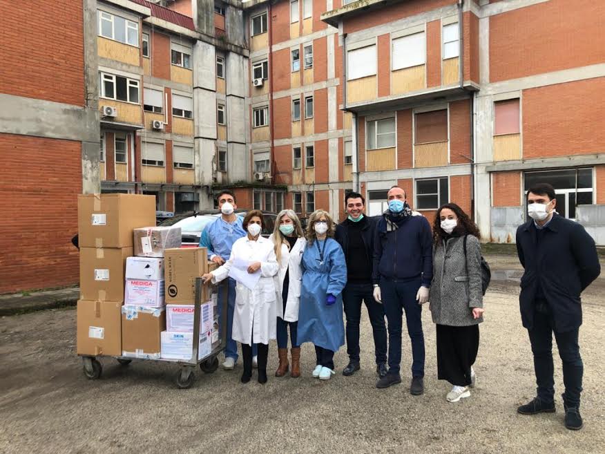 Coronavirus a Reggio Calabria, presidi medici all’ospedale di Gioia Tauro grazie alle donazioni