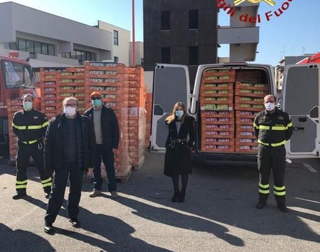 Coronavirus a Reggio Calabria, i vigili del fuoco ambasciatori di buona volontà dell’Unicef Italia