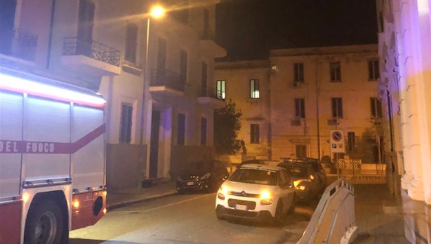 Reggio Calabria, intervento dei vigili del fuoco in Corte d’assise d’appello