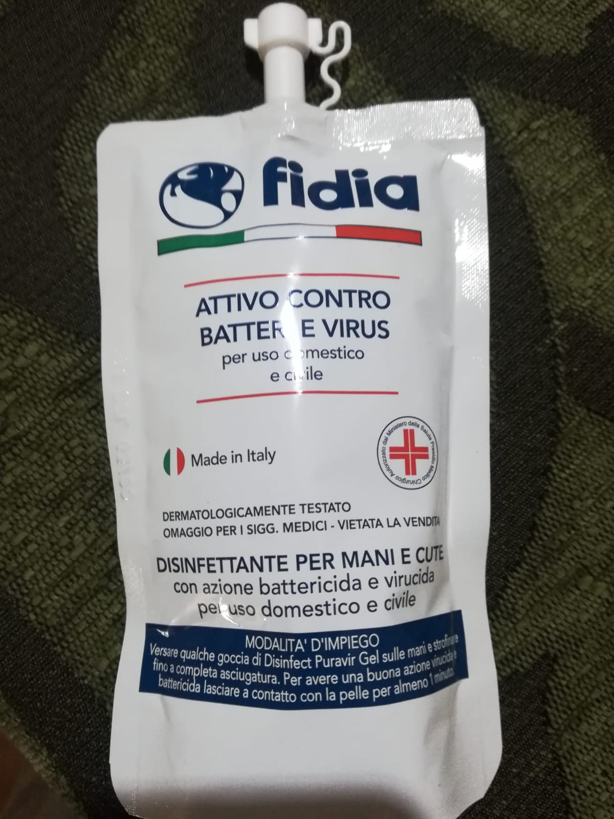 Coronavirus a Reggio Calabria, Fidia Farmaceutici fornisce gratis confezioni di gel disinfettante ai medici