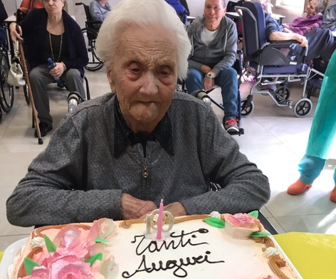 Nonna Caterina compie 100 anni alla casa di riposo “Don Orione”