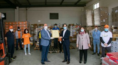 Coronavirus a Reggio Calabria, la donazione del Convitto Campanella al Banco alimentare