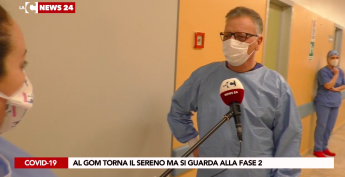 Coronavirus a Reggio Calabria, al Gom si teme per la fase 2. Il responsabile del centro Covid: «Giovani a rischio»