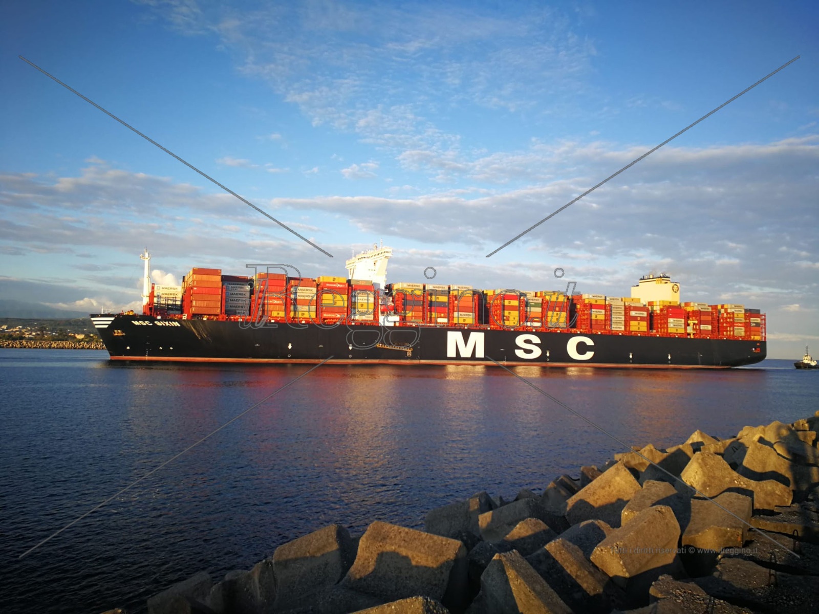 Al Porto di Gioia Tauro arriva Msc Sixin, una delle più grandi portacontainer del mondo