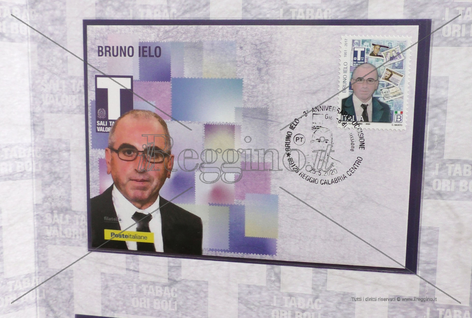 Poste italiane, il francobollo dedicato a Bruno Ielo: tabaccaio che non si è piegato alla ‘ndrangheta