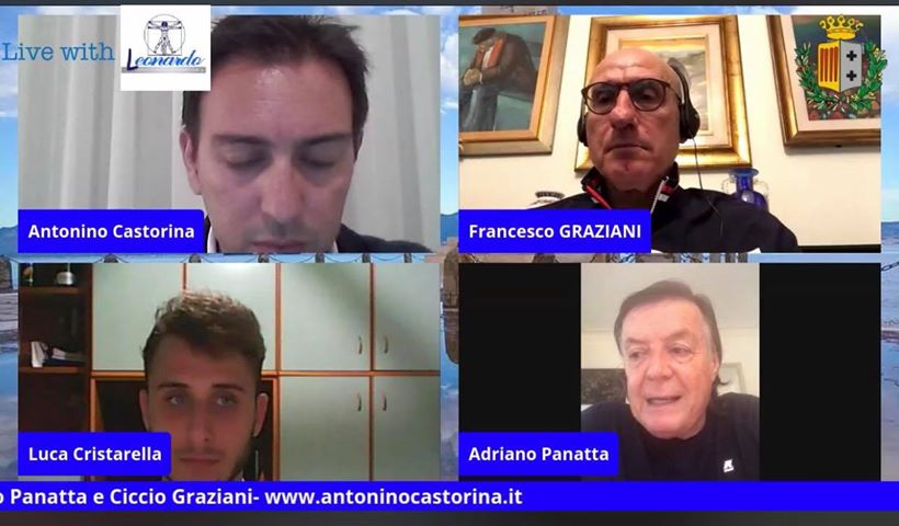 Un campione per amico, a Reggio virtual meeting con Panatta e Graziani