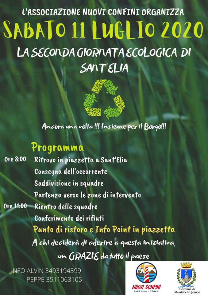 Seconda giornata ecologica nel comune di Montebello Jonico
