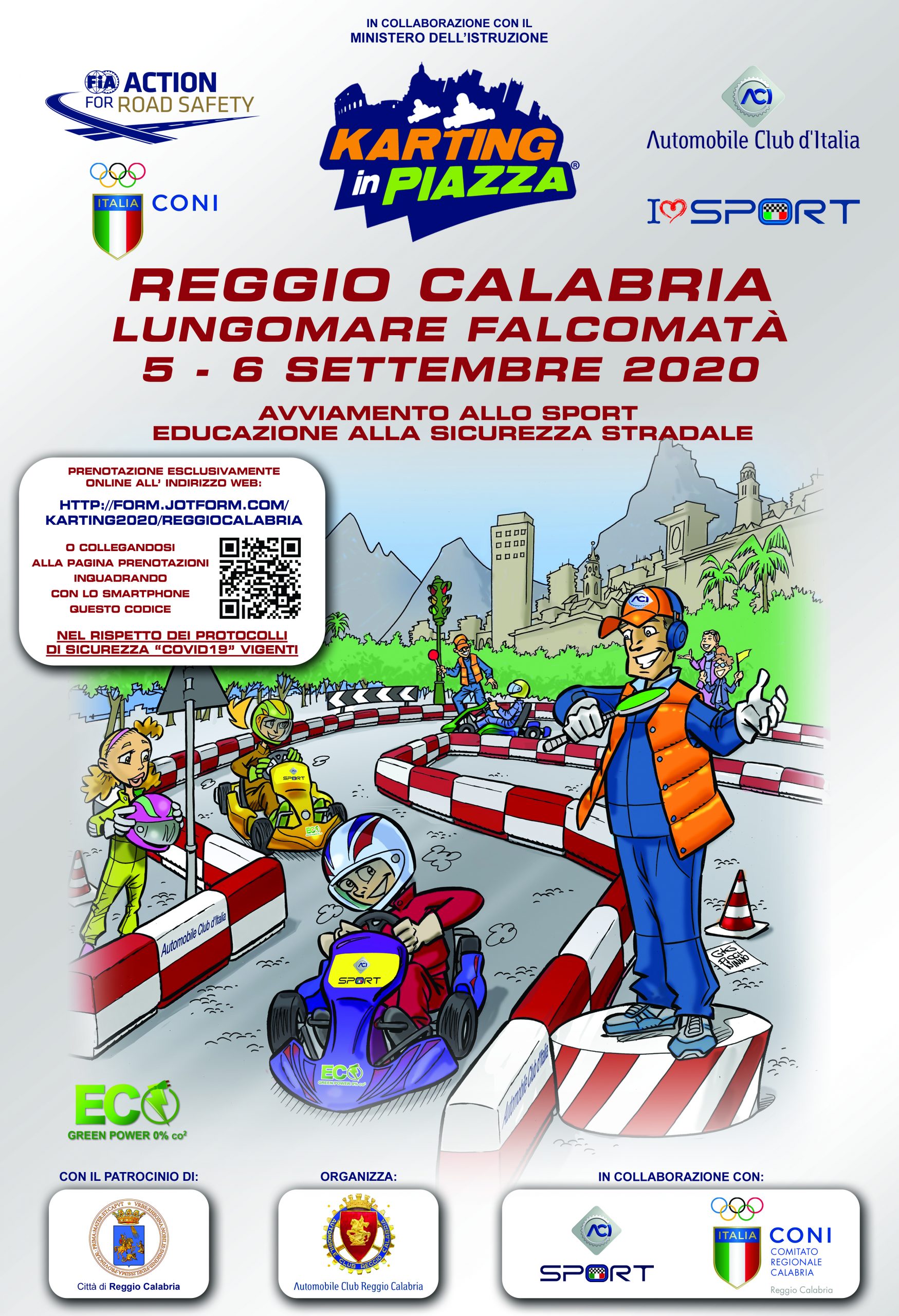 Reggio Calabria, l’Automobile Club d’Italia organizza “Karting in Piazza”