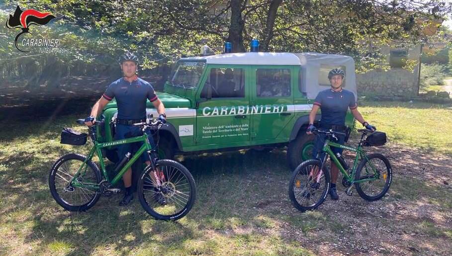 Parco d’Aspromonte, i militari in bicicletta a tutela del patrimonio naturalistico
