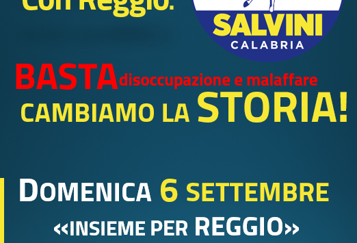 La Lega vuole Reggio Calabria. Domenica corteo sul Corso con il vice di Salvini Andrea Crippa