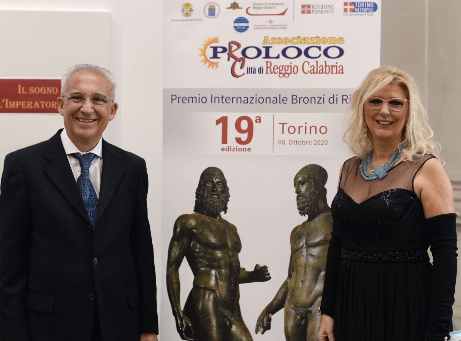 Torino, applausi per il premio internazionale “Bronzi di Riace”