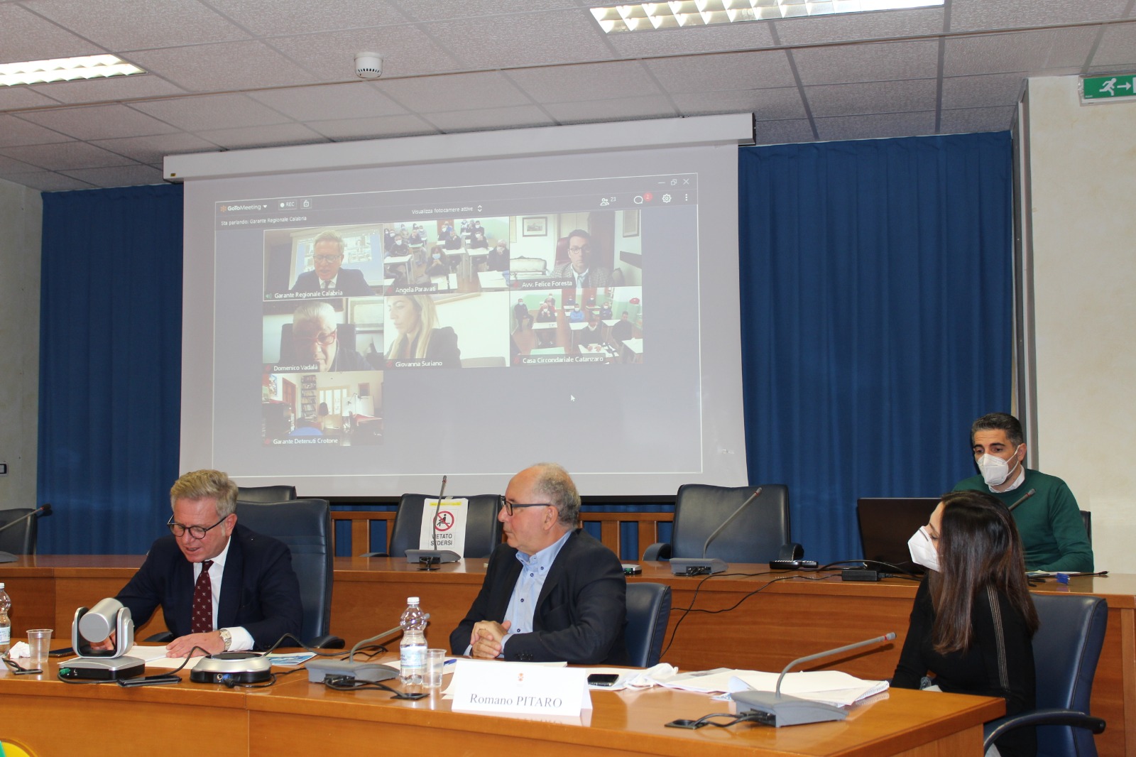 Presentata a Palazzo Campanella la Relazione annuale del Garante regionale delle persone detenute