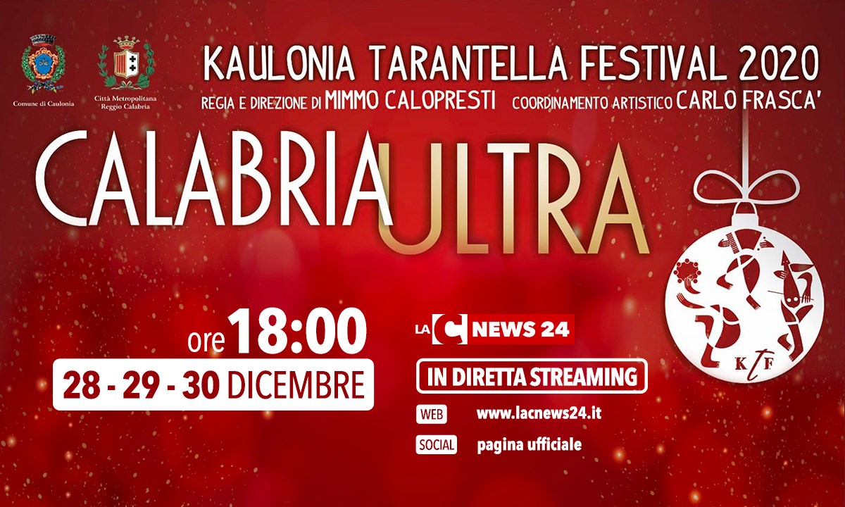 Kaulonia Tarantella Festival 2020 al via, la diretta streaming su LaC News24