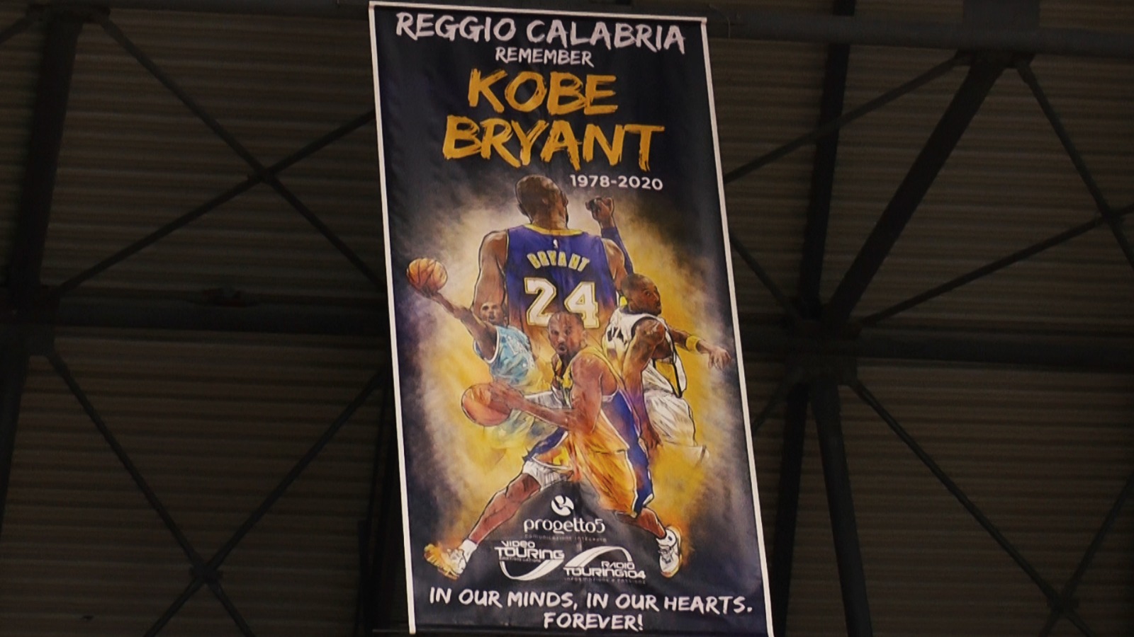 Basket, al PalaCalafiore un manifesto nel ricordo di Kobe Bryant