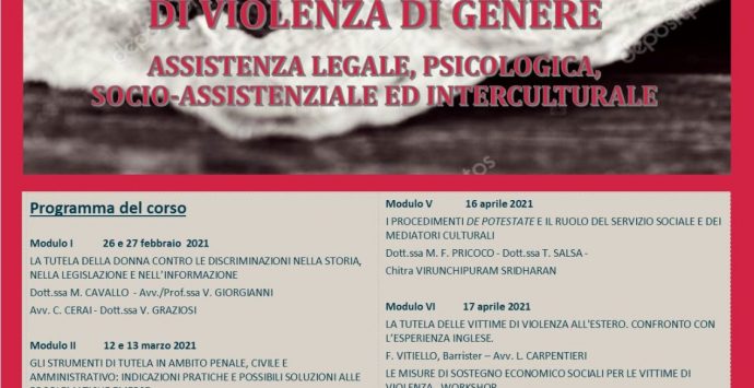 Vittime della violenza di genere, al via il corso di formazione della Fondazione Bucciarelli