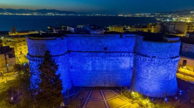 A Reggio il Castello illuminato di blu per la giornata mondiale di consapevolezza dell’autismo