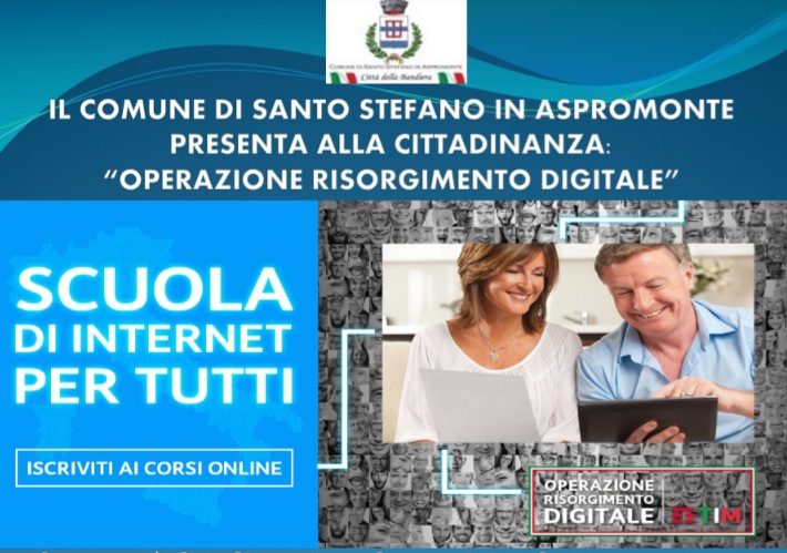 Operazione di risorgimento digitale a Santo Stefano d’Aspromonte