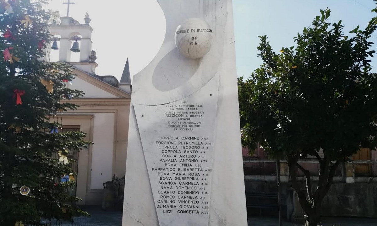 Rizziconi ricorda le 17 vittime della strage nazista del 1943