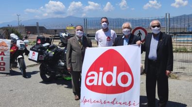 “Aido by motorbike” fa tappa a Villa San Giovanni e a Reggio Calabria