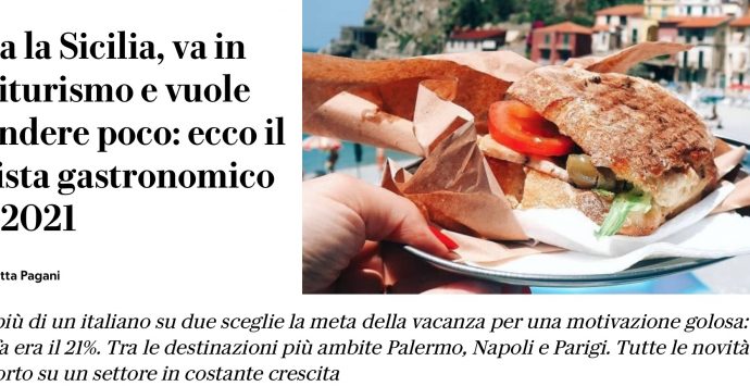 La gaffe di Repubblica: «Il turista per mangiare sceglie la Sicilia». Ma la foto è di Scilla