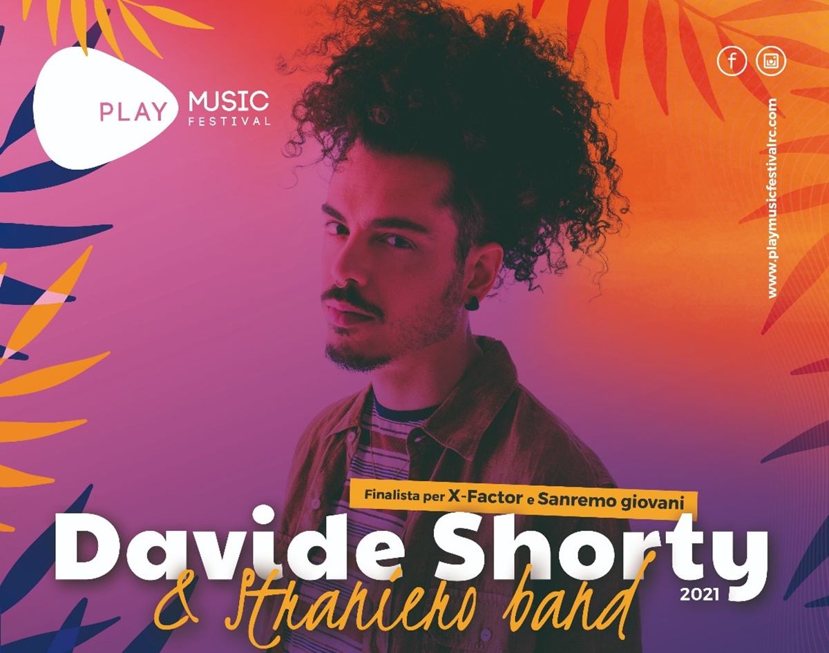 Play Music Festival, il 4 agosto il live Davide Shorty & Straniero Band