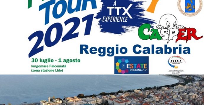 Sul lungomare di Reggio Calabria il “PingPong Tour 2021”