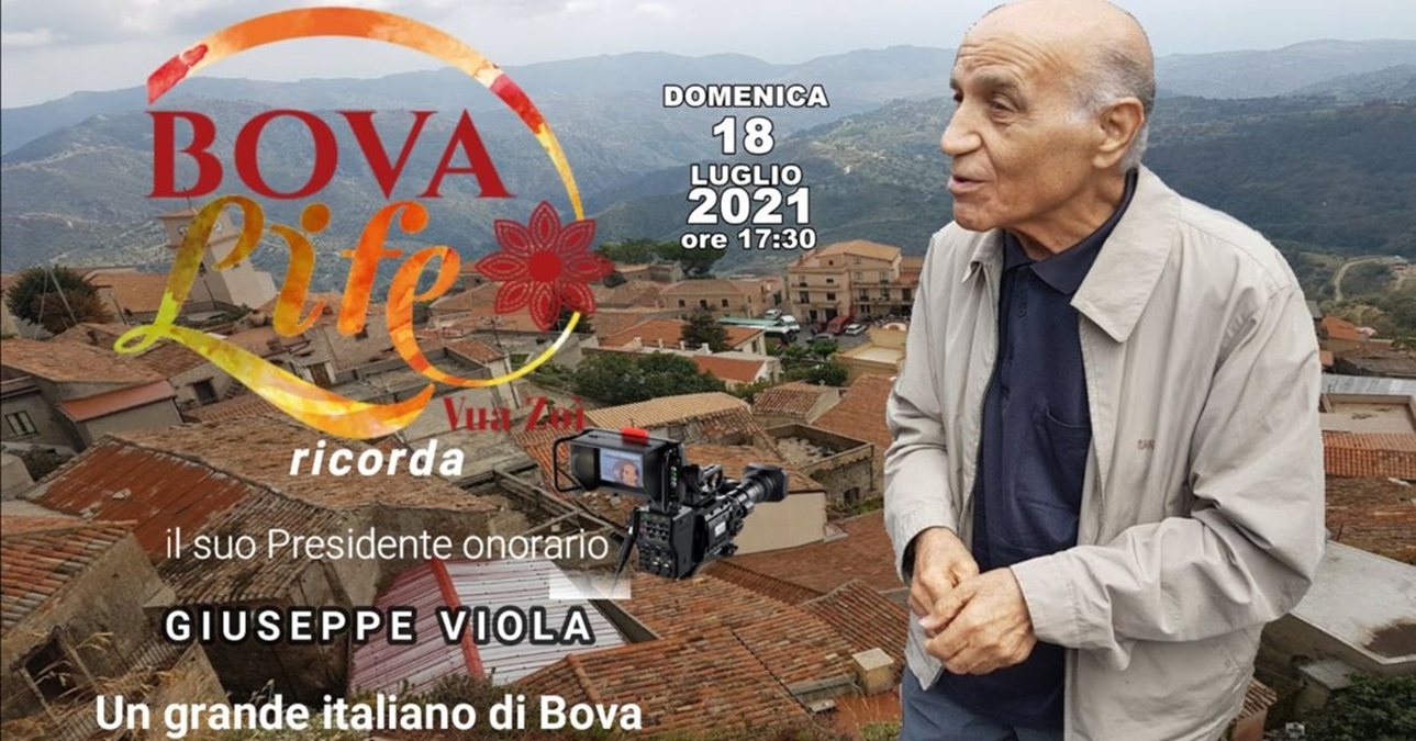 Domani a Bova, il ricordo del presidente Giuseppe Viola