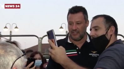 Salvini a Taurianova: «Gratteri è un amico. Ma sul carcere sbaglia»