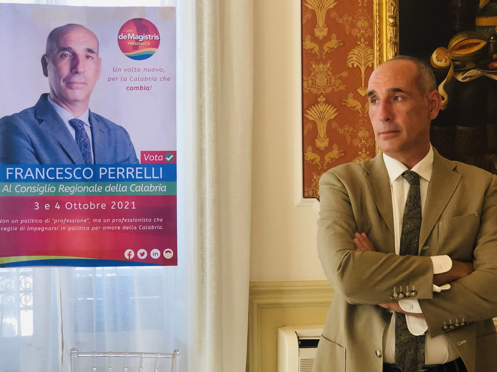Elezioni regionali Calabria, Perrelli in campo con De Magistris: «Ma resto a disposizione per Atam»
