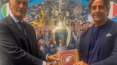 Reggina, omaggio del club al Presidente FIGC Gravina