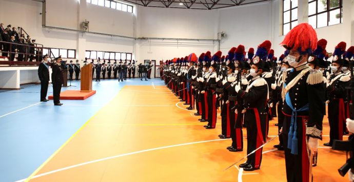 Solenne cerimonia di giuramento degli allievi della scuola Carabinieri