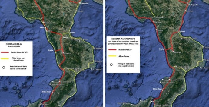 Alta velocità in Calabria, un’ipotesi per un progetto poco convincente