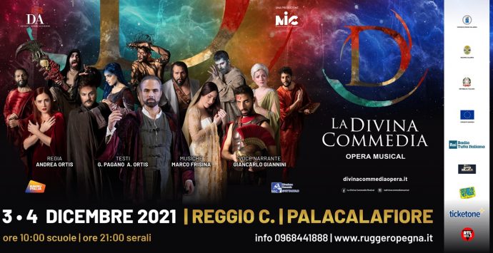 Reggio, tutto pronto al PalaCalafiore per la “Divina Commedia Opera Musical”