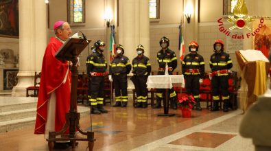 Reggio, i Vigili del fuoco hanno festeggiato la patrona Santa Barbara