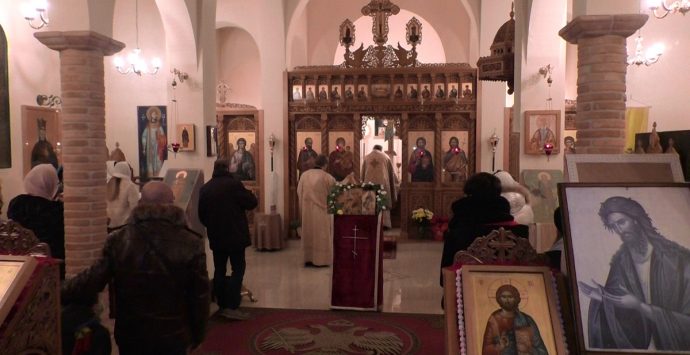 Reggio, il Natale Ortodosso per Georgiani e Slavi alla chiesa di San Paolo Dei Greci – VIDEO