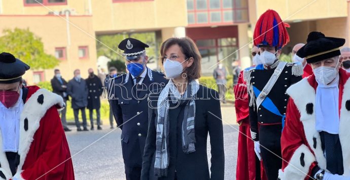 Anno giudiziario, il ministro Cartabia arrivato a Reggio Calabria