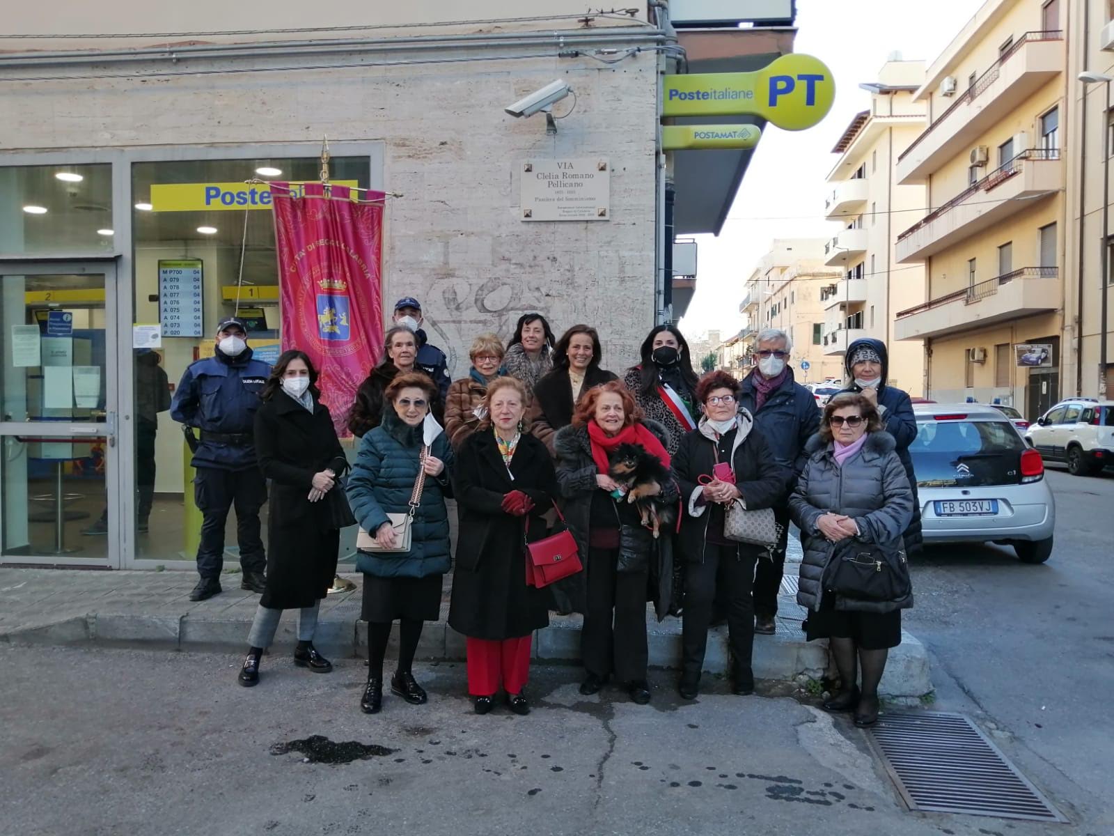 A Reggio Calabria intitolata una via a Clelia Romano Pellicano
