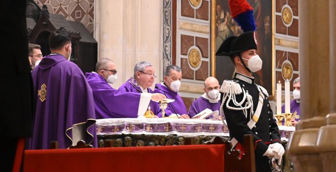 Precetto pasquale interforze officiato dal’Arcivescovo Marcianò, ordinario Militare per l’Italia