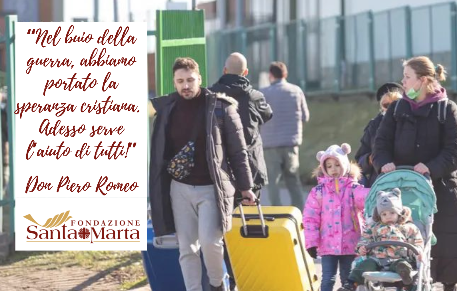 Don Piero Romeo: «Nel buio della guerra, abbiamo portato la speranza cristiana. Adesso serve l’aiuto di tutti»