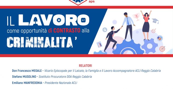 Reggio, domani il convegno dell’Acli sui temi del lavoro