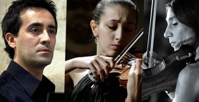 Palmi, alla Casa della Cultura il fascino del violino col trio Salvemini-Carabellese-Laera