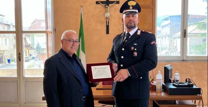 Il comandante dei carabinieri Francesco Roma lascia Oppido dopo 5 anni
